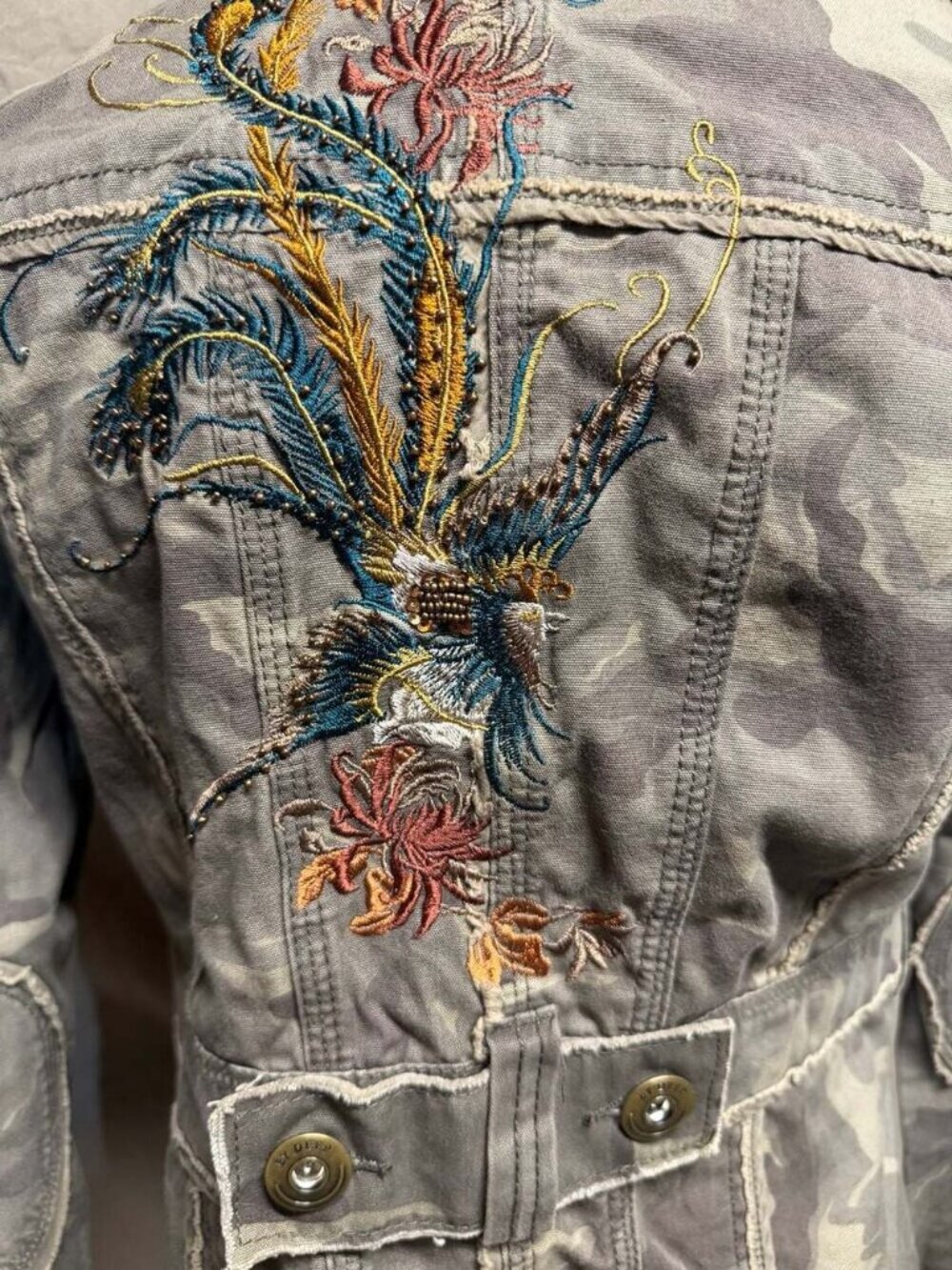 Deep Los Angeles Unique Military Jacket - Picture 10 of 10
